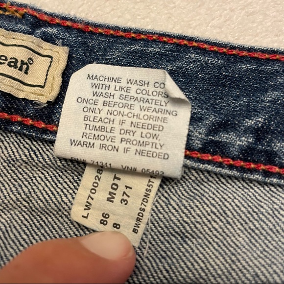 L.L. Bean High Rise Straight Leg Jeans.  Size 10T - Picture 4 of 4